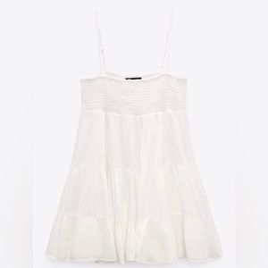 ZARA GAUZY MINI DRESS